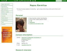Tablet Screenshot of napsu.karmitsa.fi